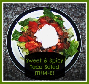 Sweet & Spicy Taco Salad {THM-E}